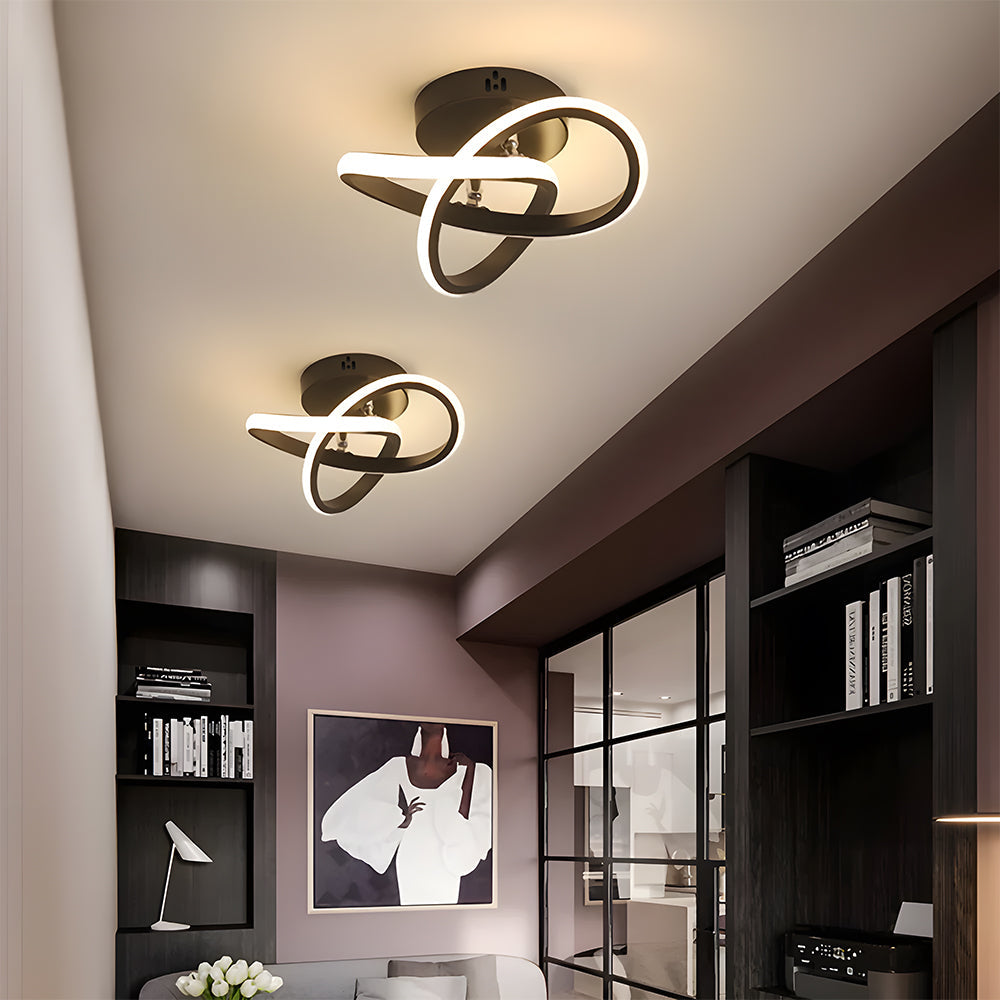 Ceiling Lights | Abstract Swirl LED