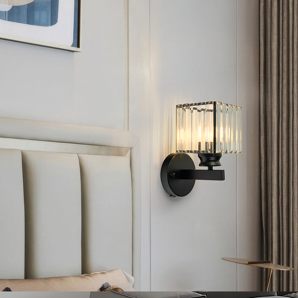 Wall Light | Textured Glass Fixture