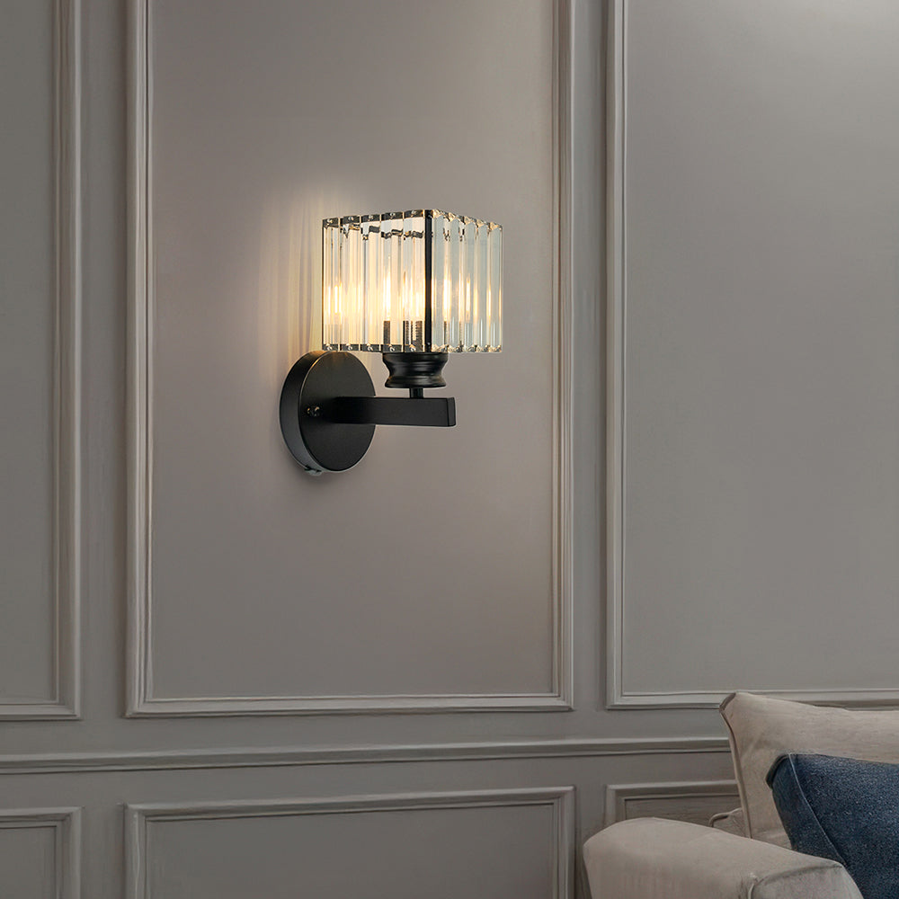 Wall Light | Textured Glass Fixture