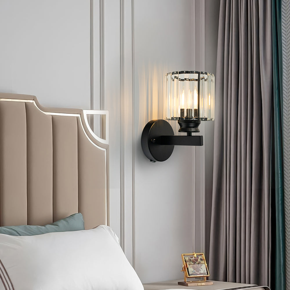 Wall Light | Textured Glass Fixture
