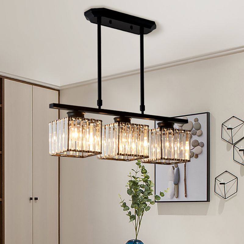 Pendant Light | Rectangular Multi Glass Shade