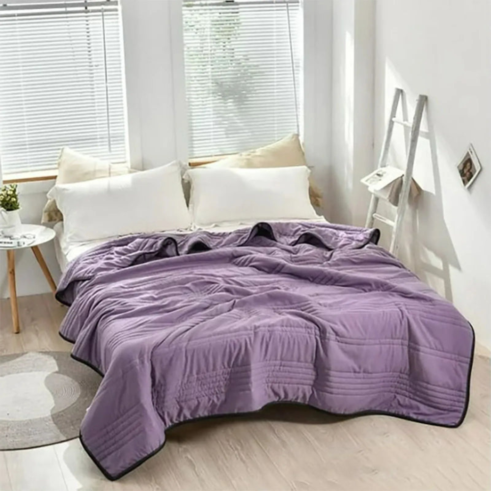 Cooling Weighted Blanket | Lightweight Breathable Cover for All Season Comfort