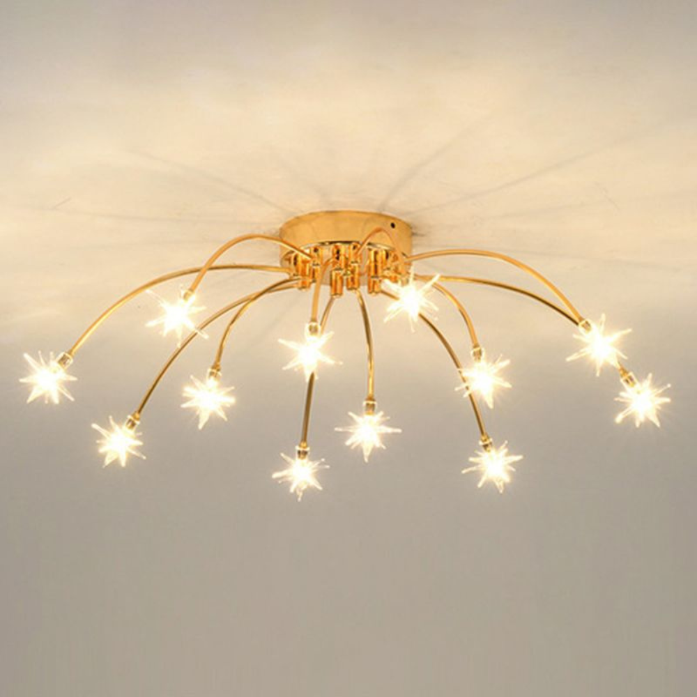 Art Deco Starry Fixture | Modern Indoor Lighting