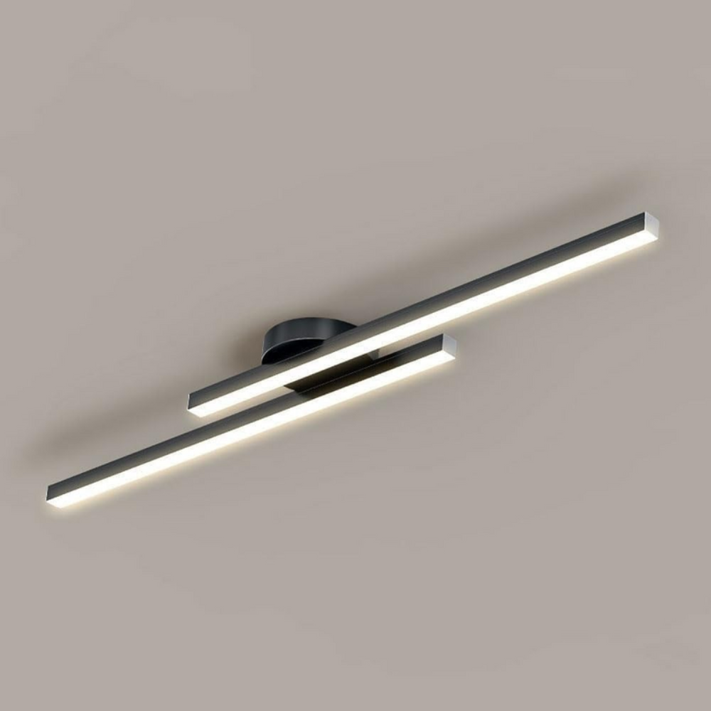 Modern Long Strip LED Ceiling Light | Sleek Semi Flush Mount