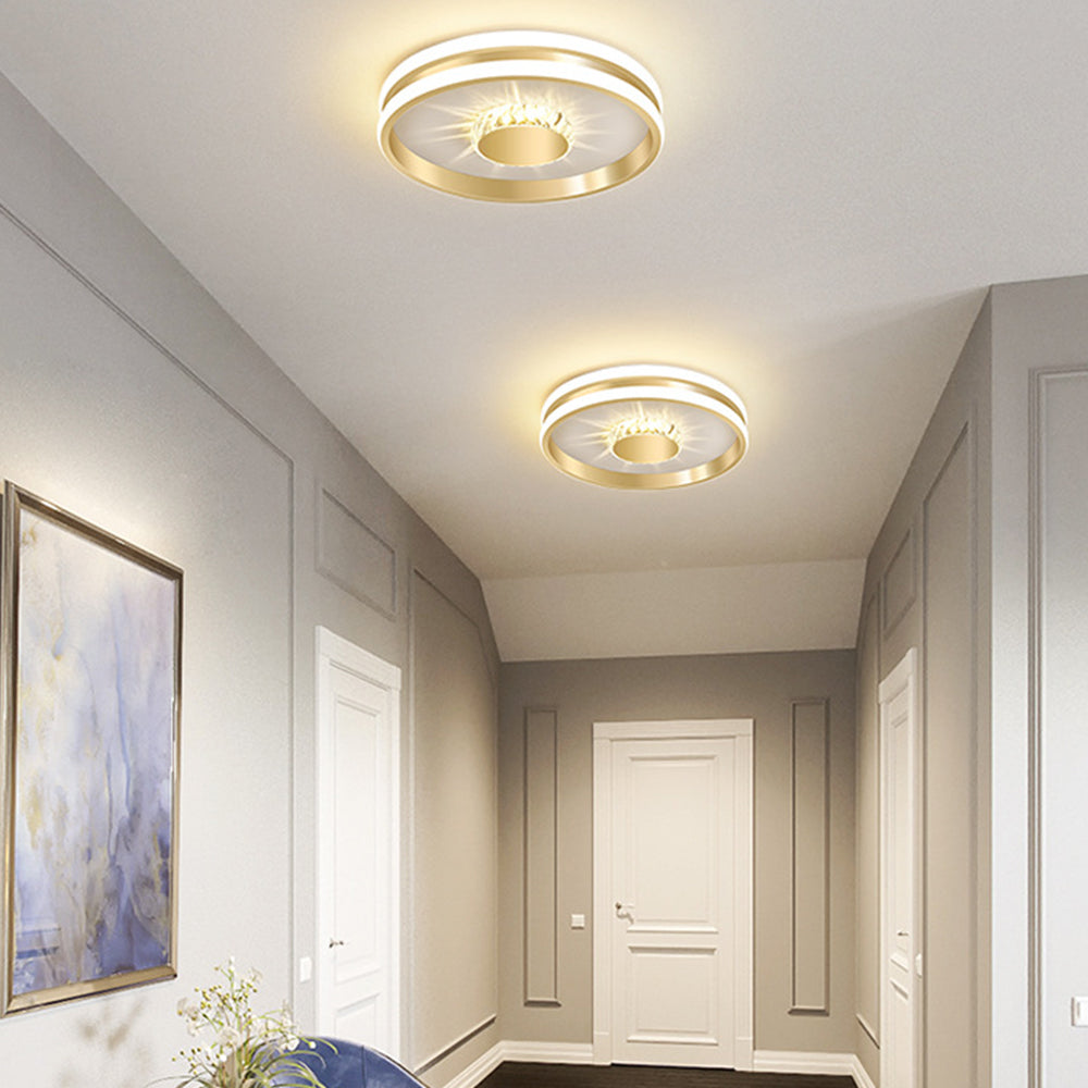 Ceiling Light | Geometric Square Round LED Fixture