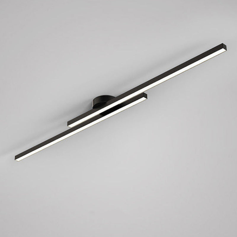 Modern Long Strip LED Ceiling Light | Sleek Semi Flush Mount