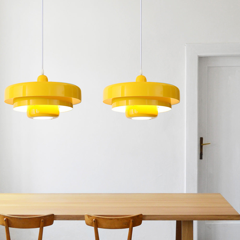 Dining Room Modern Pendant Light | Mid Century Round