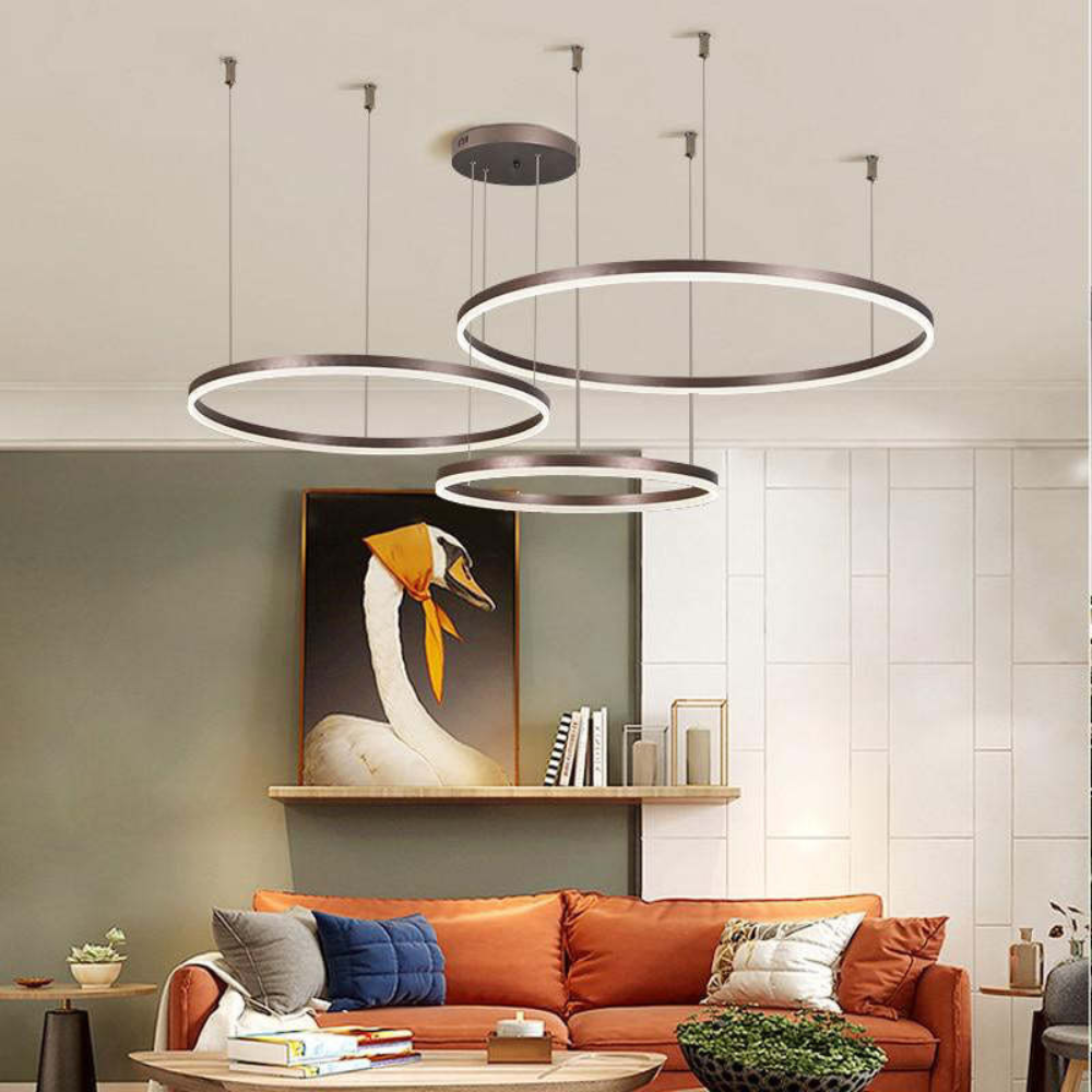Modern Pendant Light with Ring Design | Contemporary Ceiling