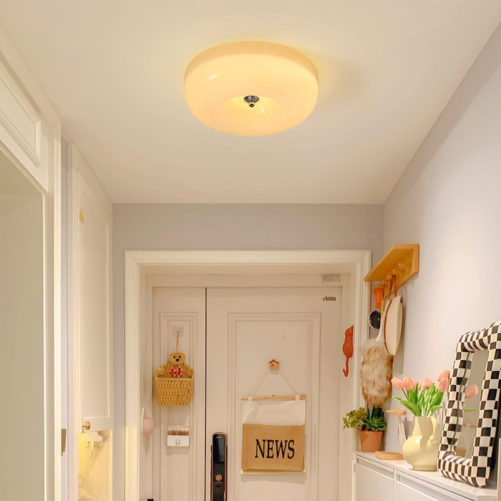 Ceiling Light | Round Flush Fixture