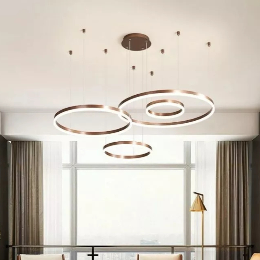 Modern Pendant Light with Ring Design | Contemporary Ceiling