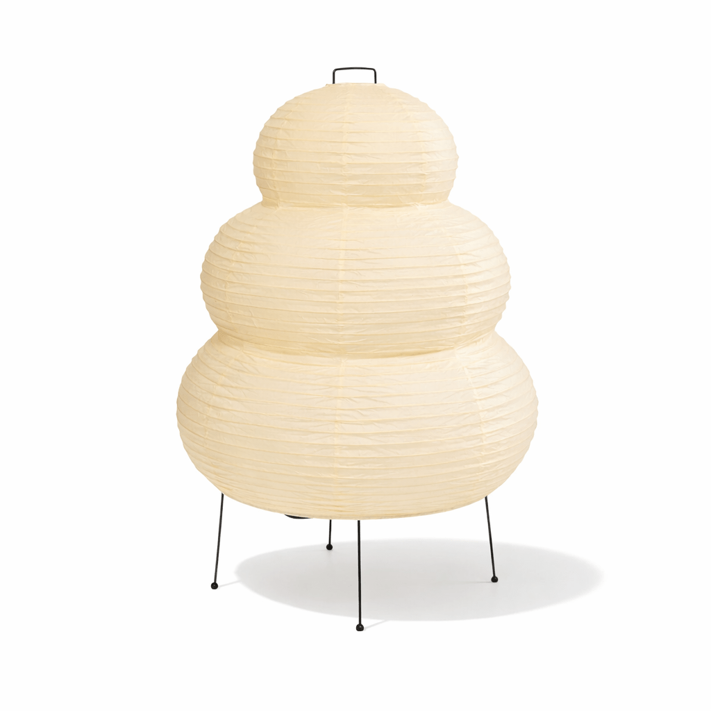 Table Lamp | Paper Shade Sculptural Table Light