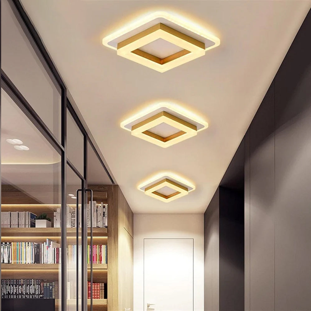 Ceiling Lights | Square Layered LED Fixture