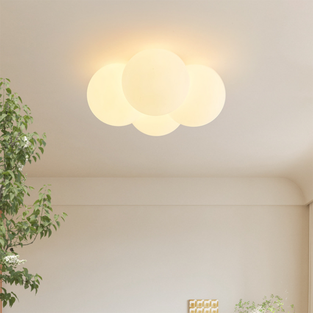 Cloud Inspired LED Ceiling Light | Modern Soft Glow Flush Mount Fixture