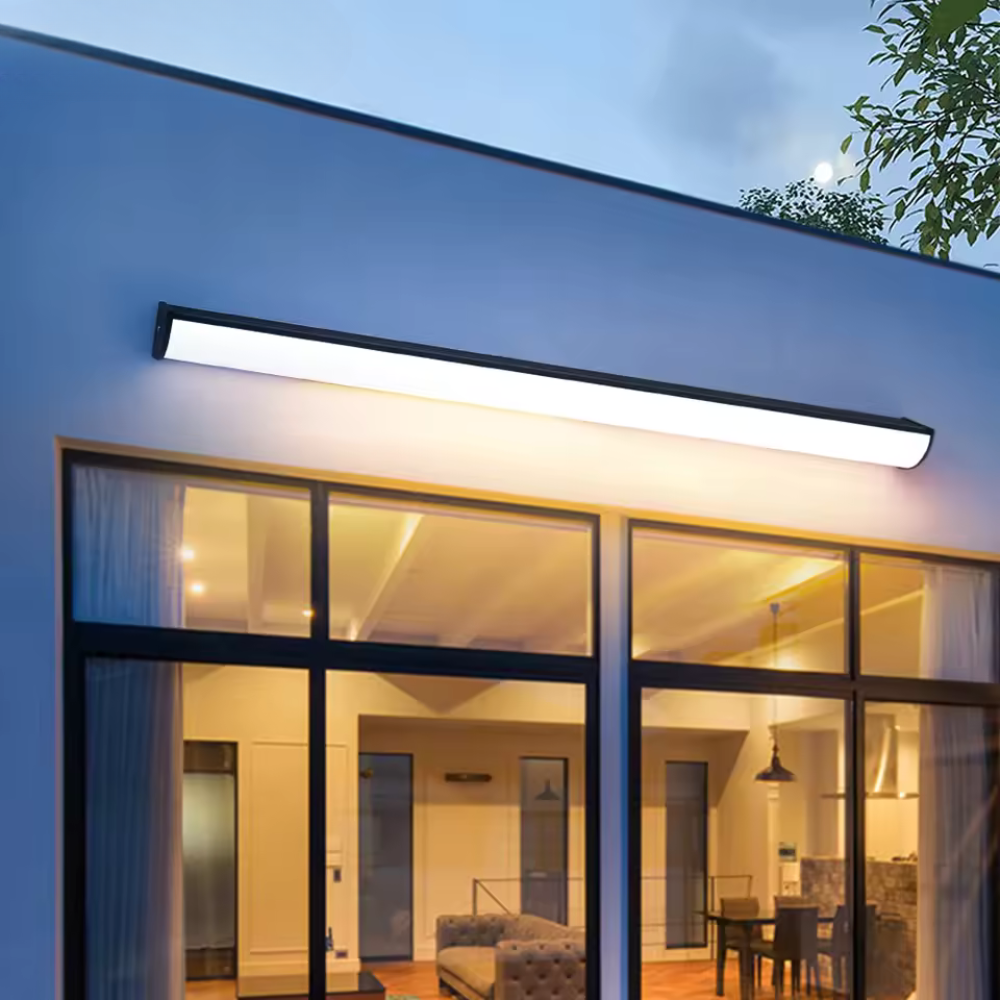 Outdoor Wall Light in Modern Slim Design | Waterproof LED Fixture for Patio & Entrance