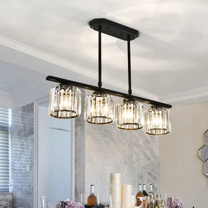 Pendant Light | Rectangular Multi Glass Shade