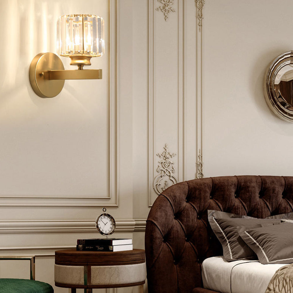 Wall Light | Textured Glass Fixture
