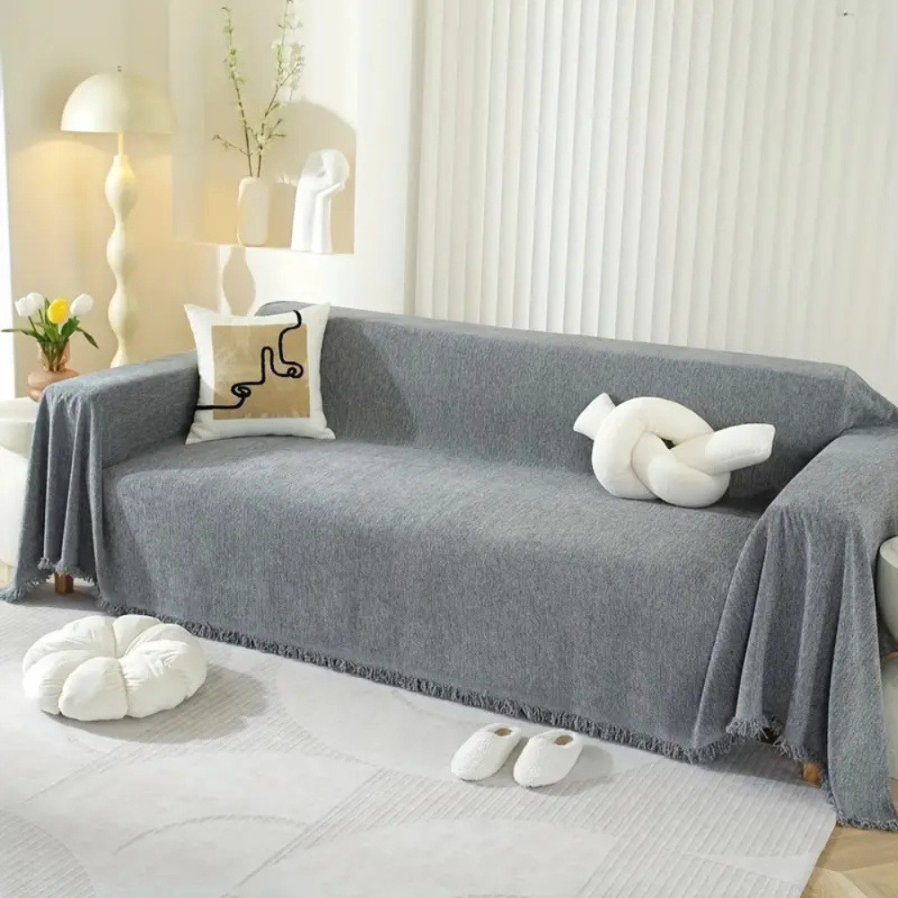 Living Room Pet Friendly Sofa Cover | Modern Slipcover Design