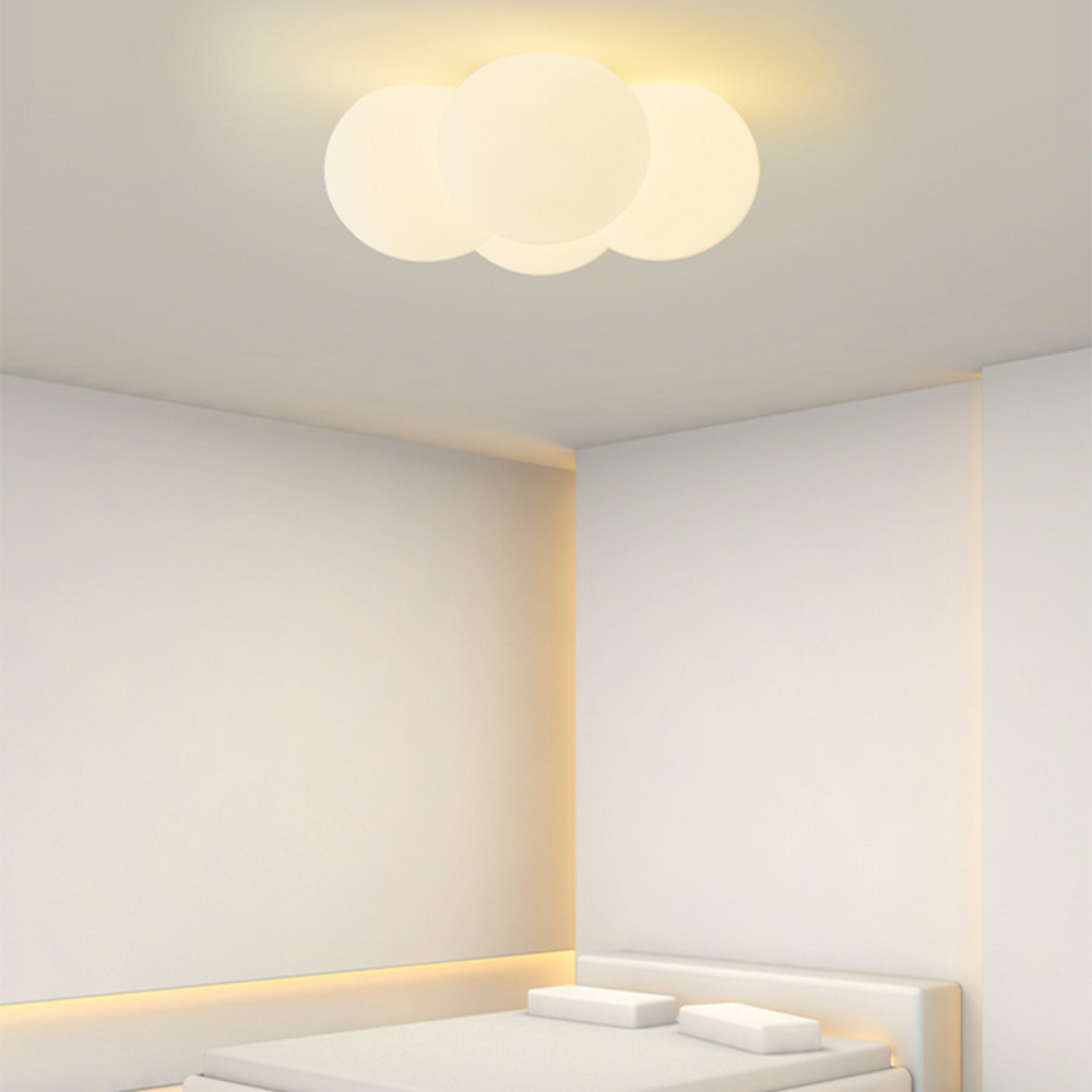 Cloud Inspired LED Ceiling Light | Modern Soft Glow Flush Mount Fixture