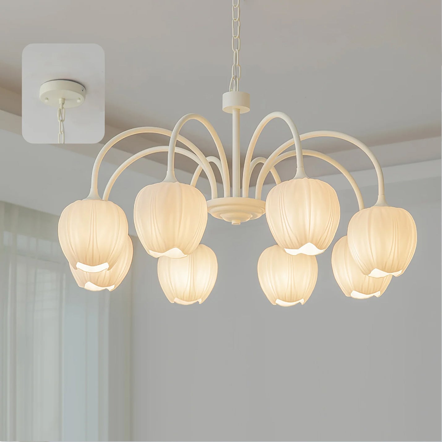 Chandelier Light | Modern Floral Pendant Light