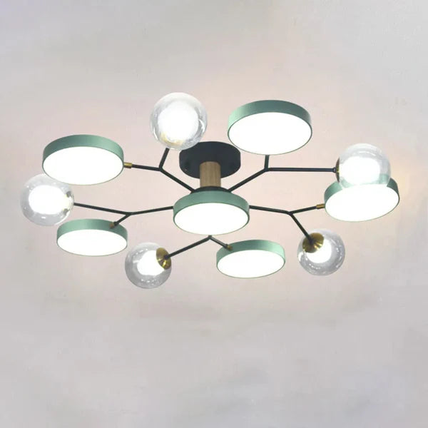 Ceiling Light | Branch Multi-Disc LED Fixture