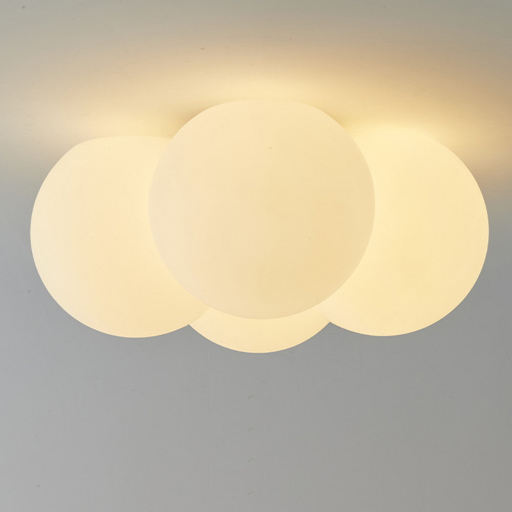 Cloud Inspired LED Ceiling Light | Modern Soft Glow Flush Mount Fixture