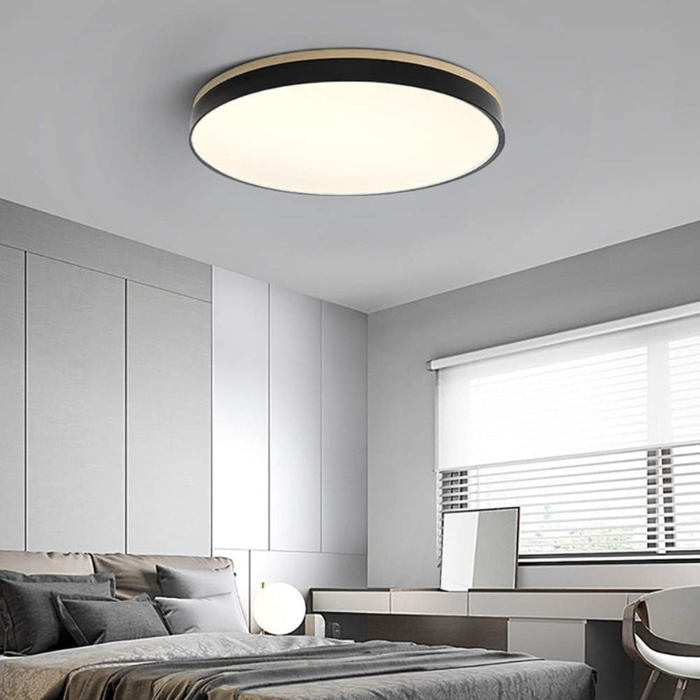 Flush Mount Ceiling Light | Round Disc Design for Modern Interiors