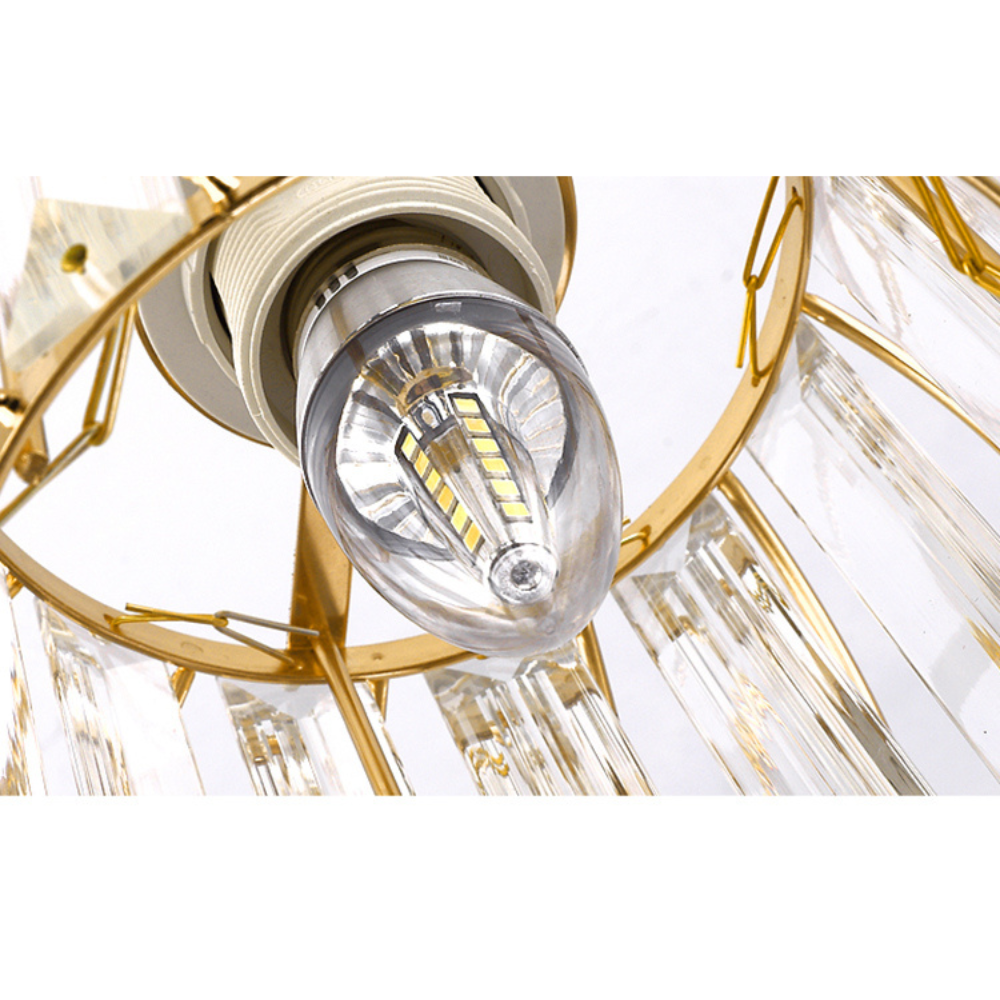 Crystal Flush Light | Nordic Style Ceiling Fixture