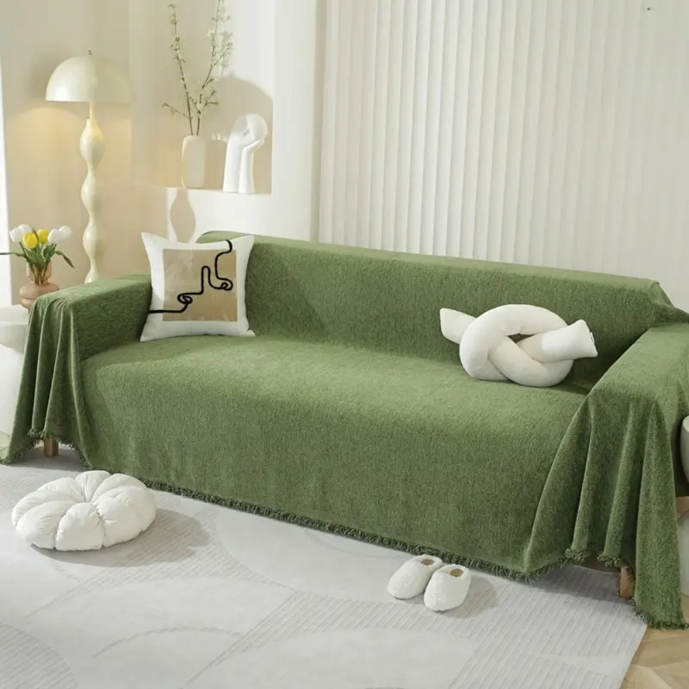 Living Room Pet Friendly Sofa Cover | Modern Slipcover Design