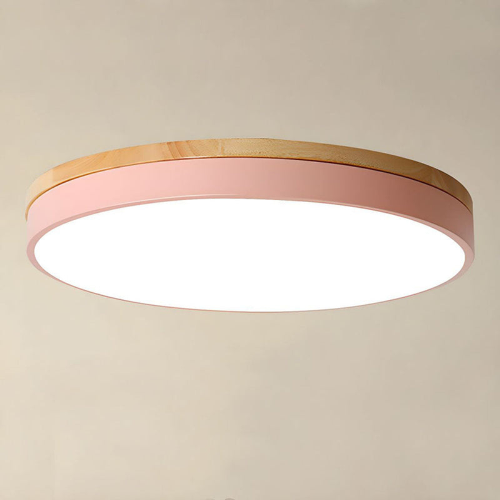 Flush Mount Ceiling Light | Round Disc Design for Modern Interiors