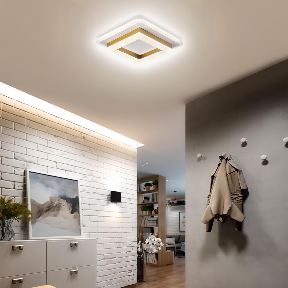 Ceiling Lights | Square Layered LED Fixture