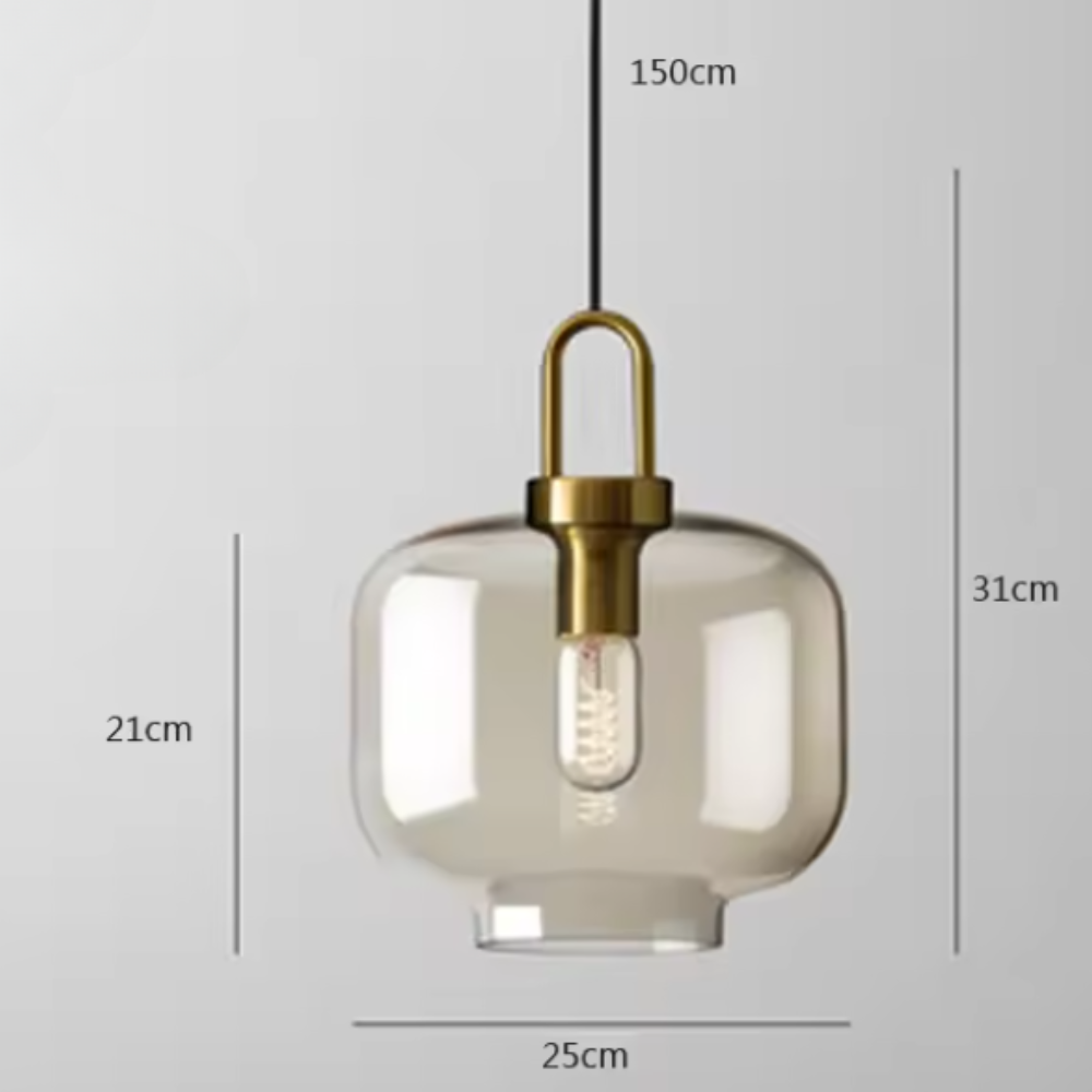 Pendant Light for Kitchen | Nordic Loft Style Hanging Lamp for Industrial Interiors