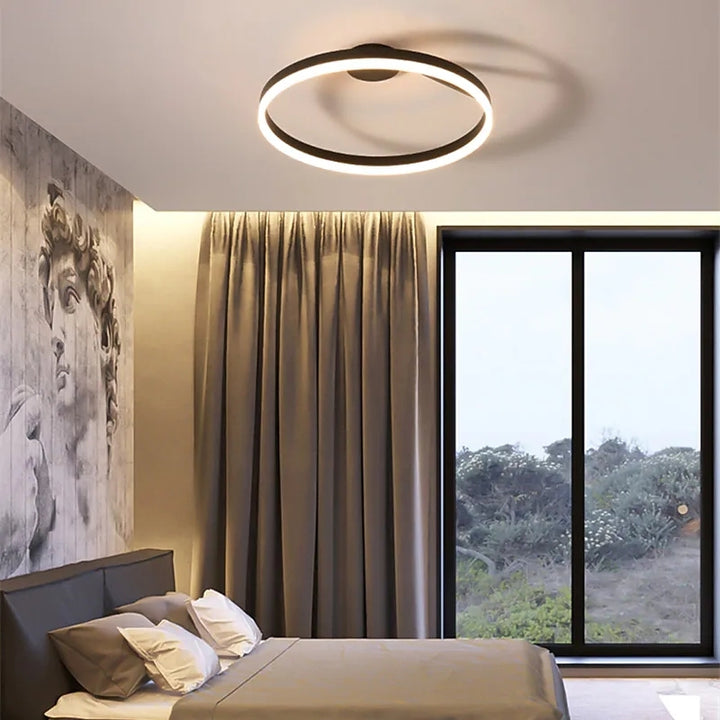 Ceiling Light | LED Ring Offset Circular Design