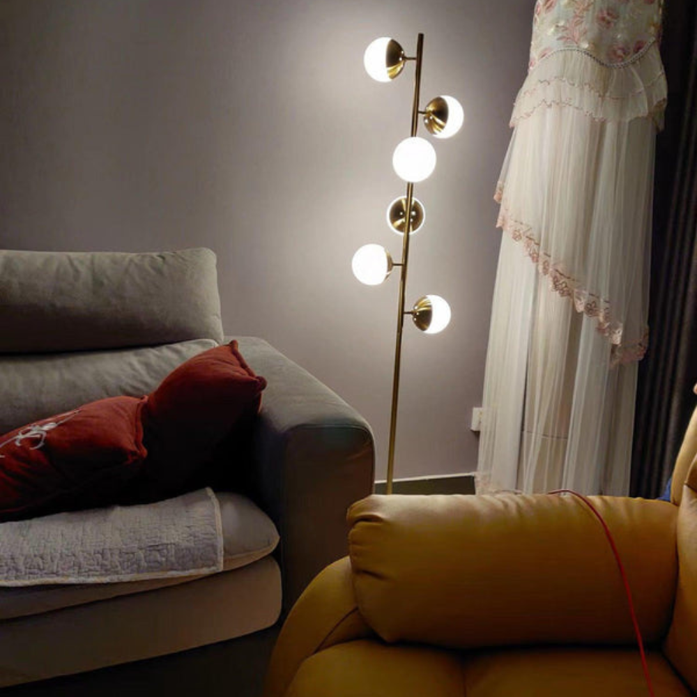 Flow Form Floor Lamp | Sculptural Design