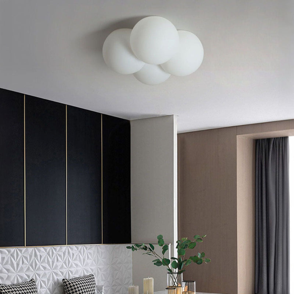 Cloud Inspired LED Ceiling Light | Modern Soft Glow Flush Mount Fixture