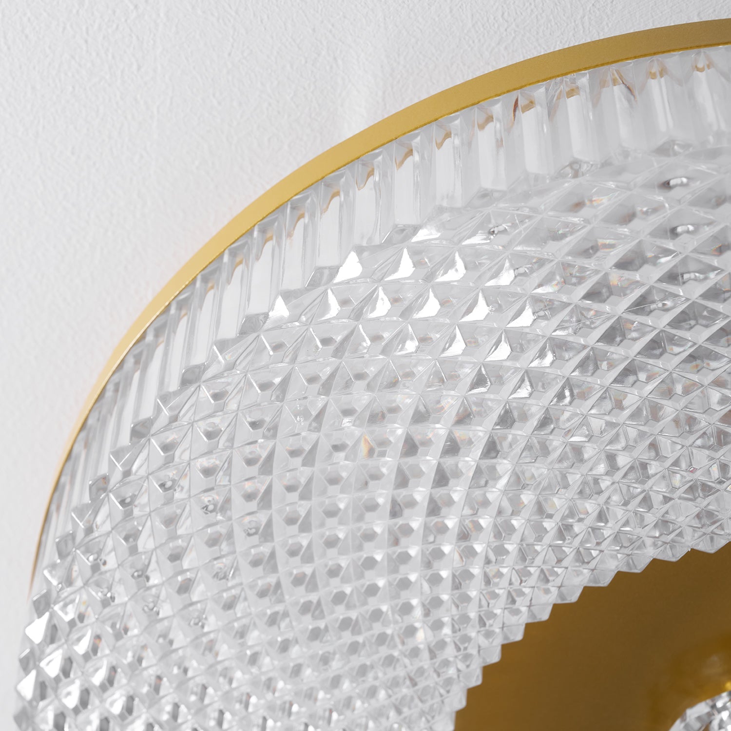 Ceiling Light | Round LED Textured Flush