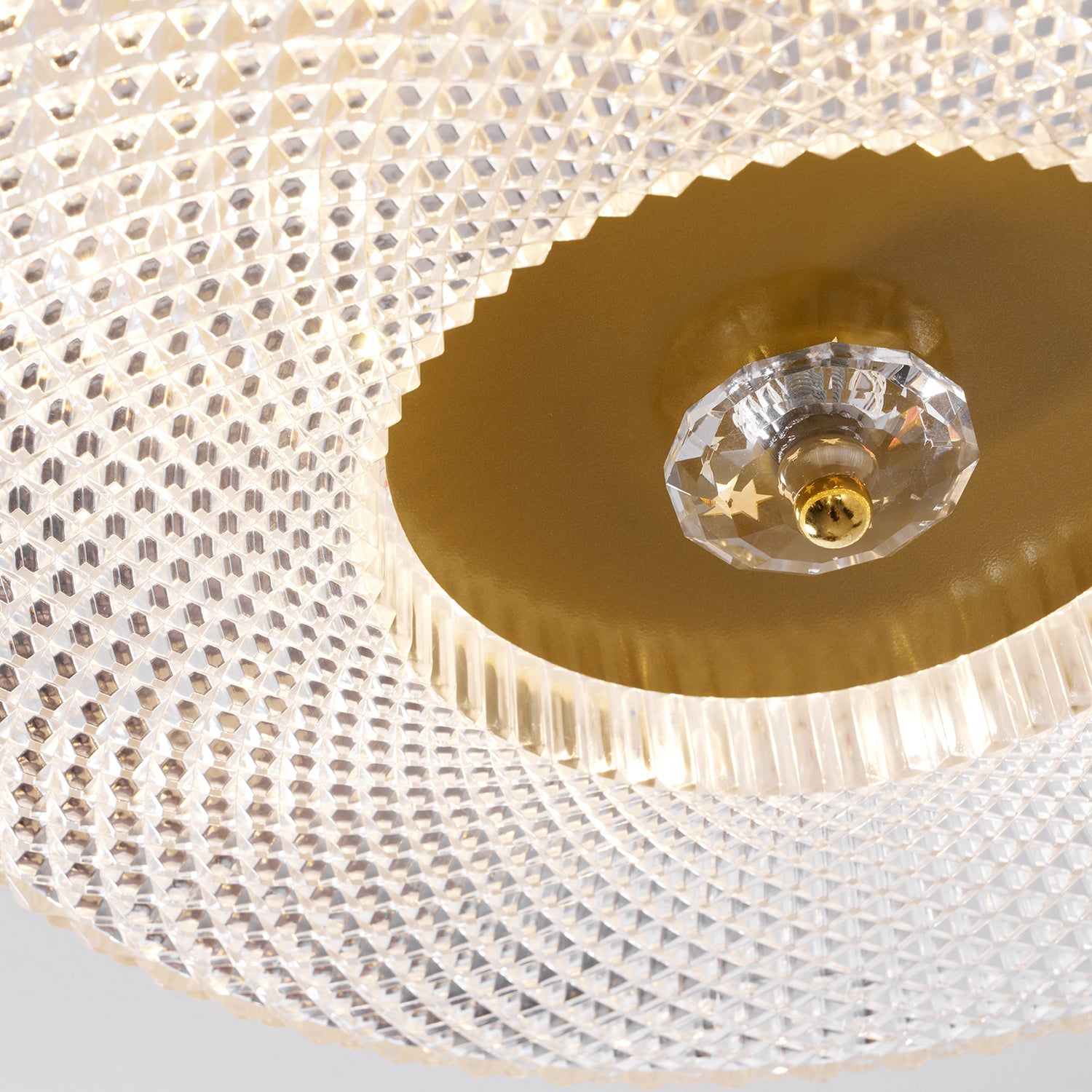 Ceiling Light | Round LED Textured Flush