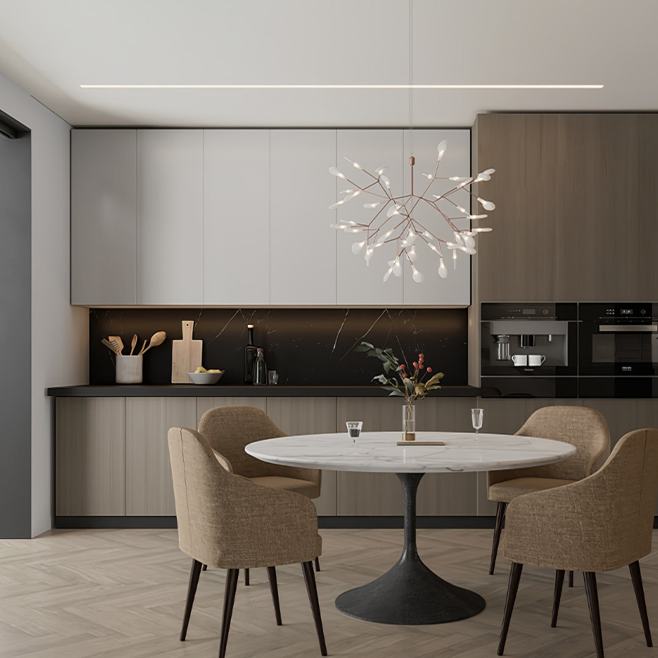 Branch-Inspired Chandelier | Multi-Head Ceiling Light