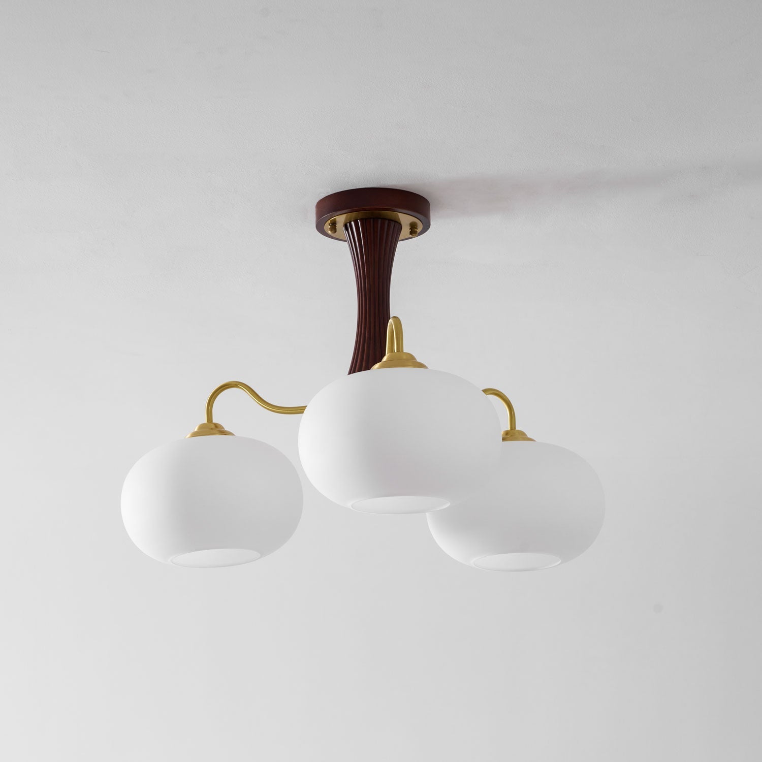 Ceiling Light | Multi-Arm Glass Shade