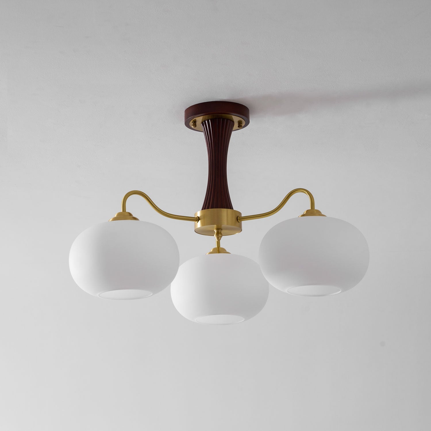Ceiling Light | Multi-Arm Glass Shade