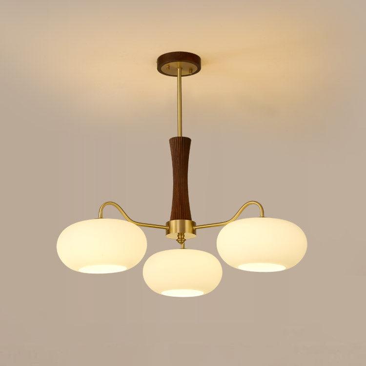 Ceiling Light | Multi-Arm Glass Shade