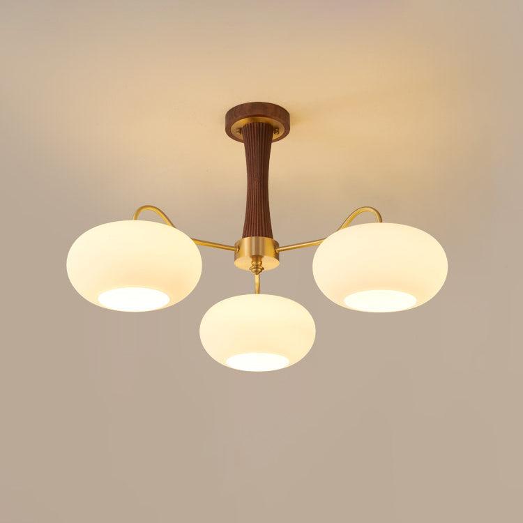 Ceiling Light | Multi-Arm Glass Shade