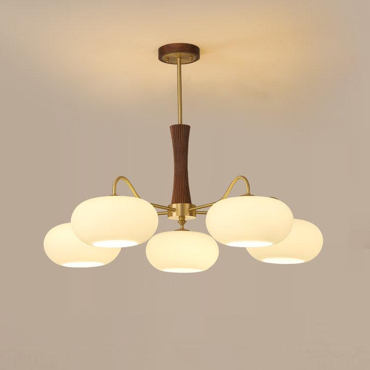 Ceiling Light | Multi-Arm Glass Shade