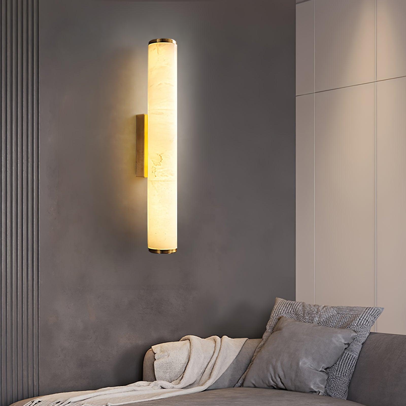 Wall Light Vertical | Alabaster LED Fixture