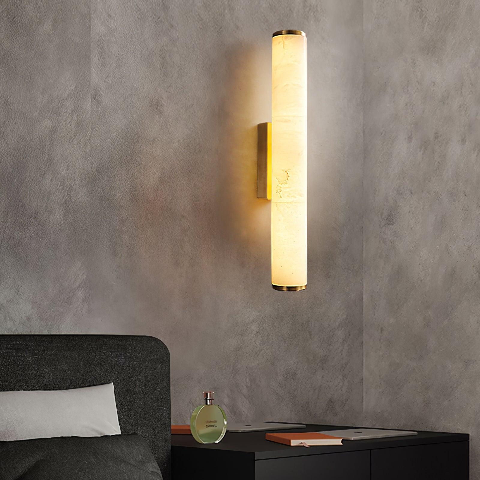 Wall Light Vertical | Alabaster LED Fixture