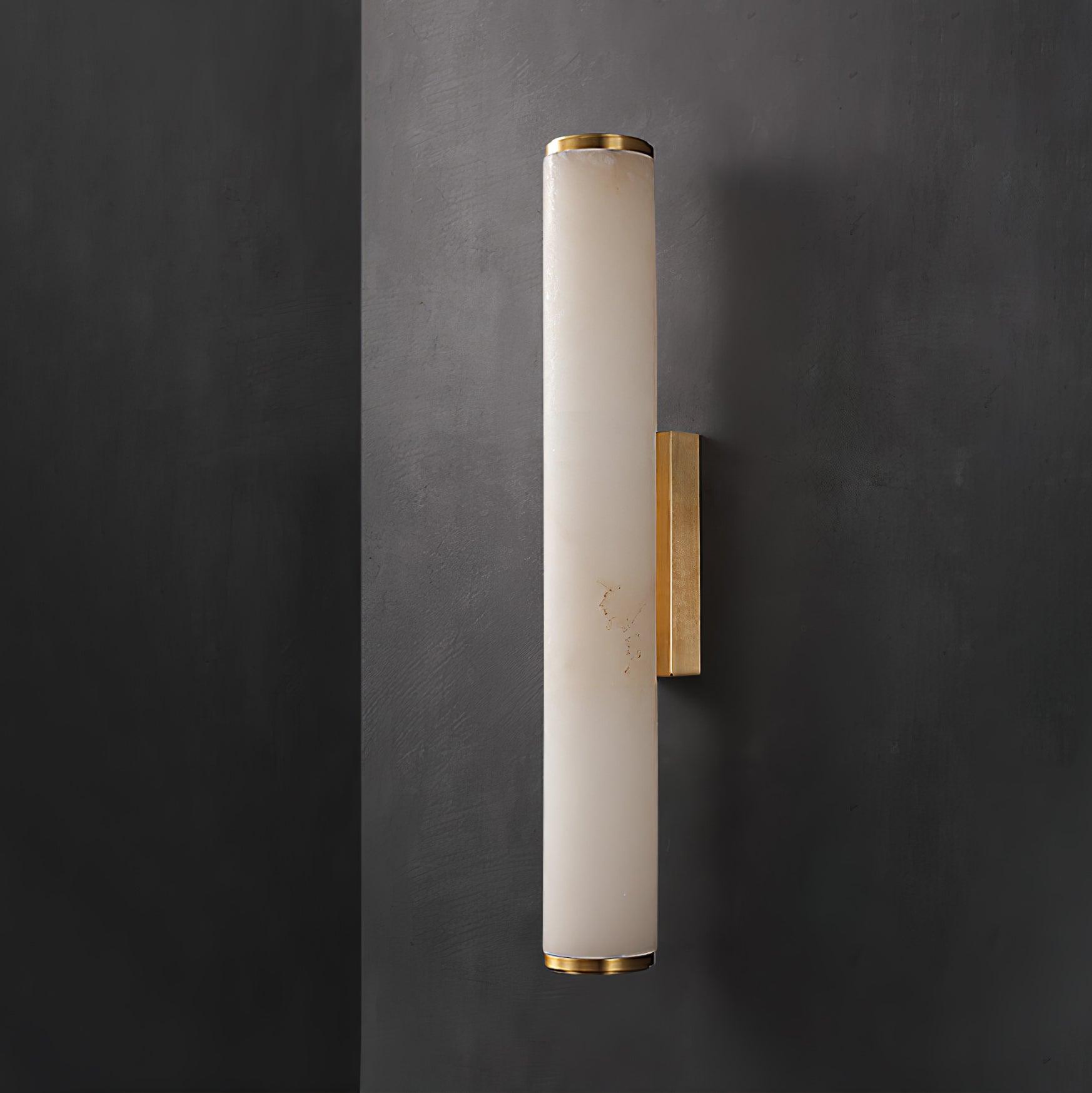 Wall Light Vertical | Alabaster LED Fixture