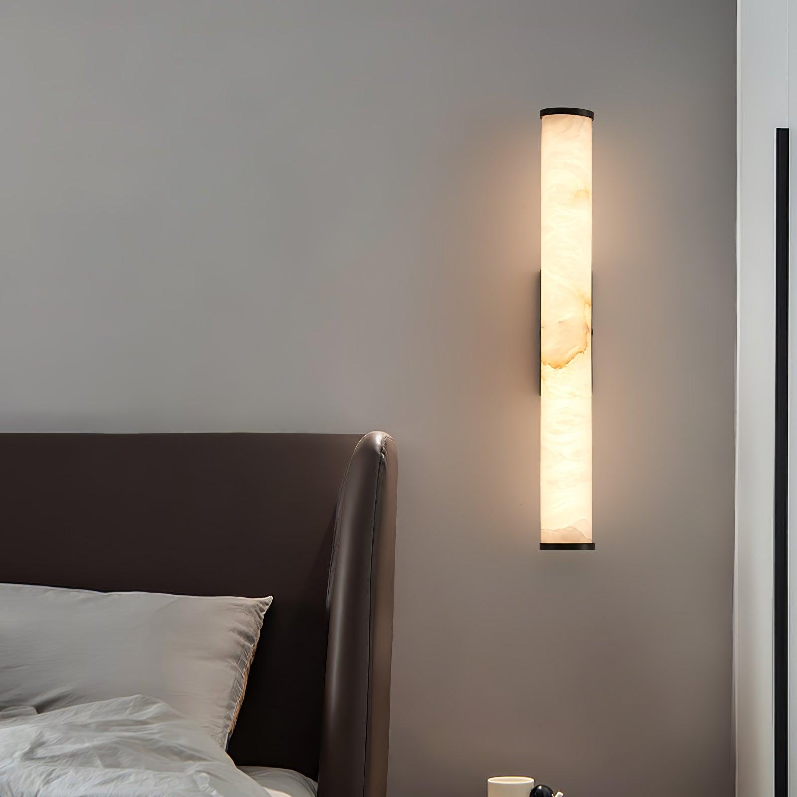Wall Light Vertical | Alabaster LED Fixture