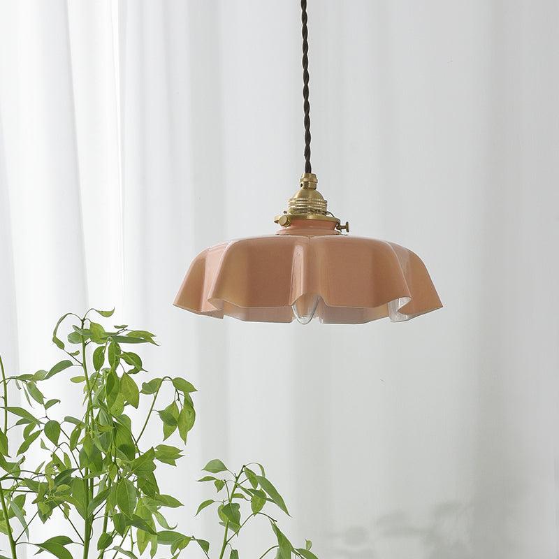 Pendant Light Scalloped | French Flower Ceiling Lamp