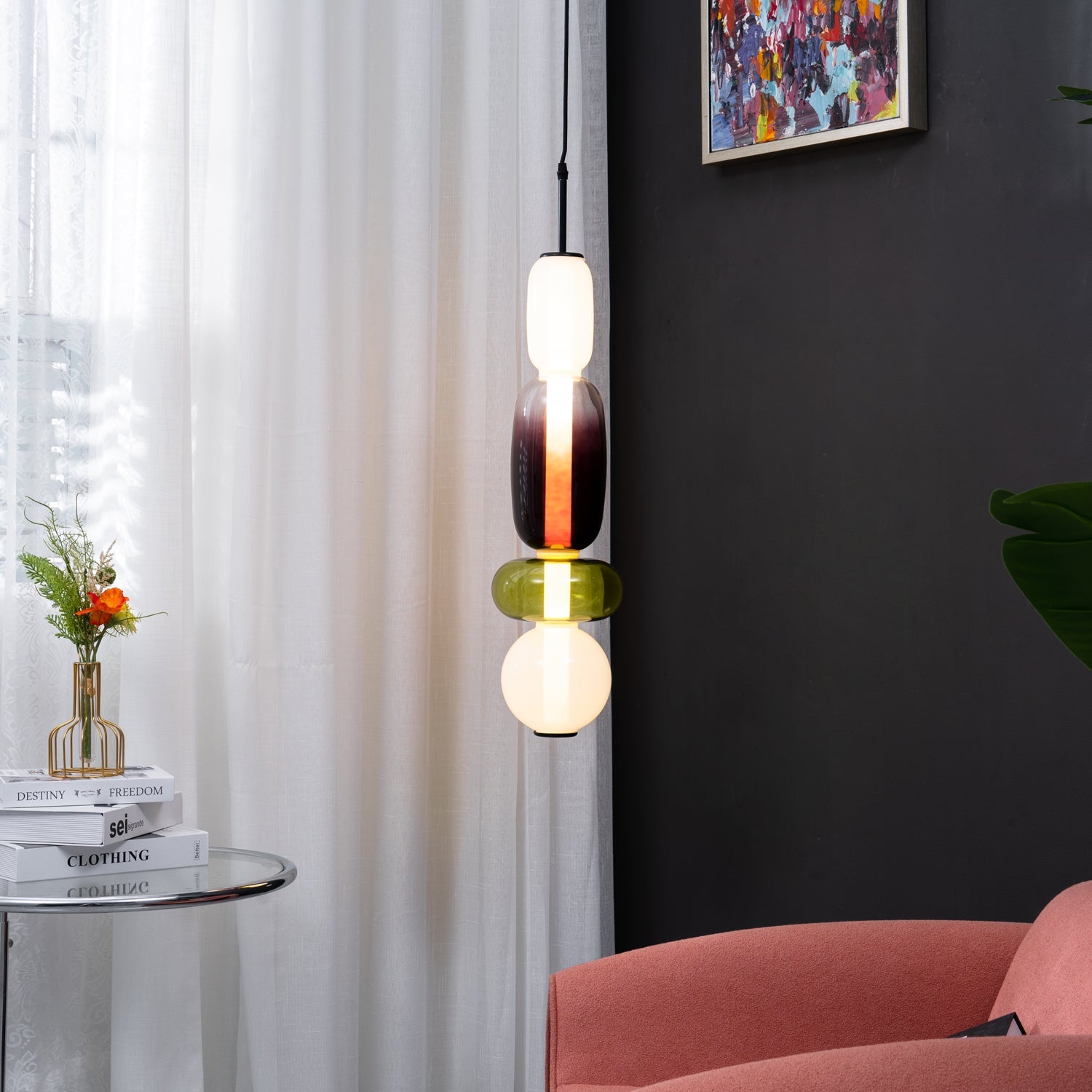 Pendant Light LED | Layered Shade Ceiling Design