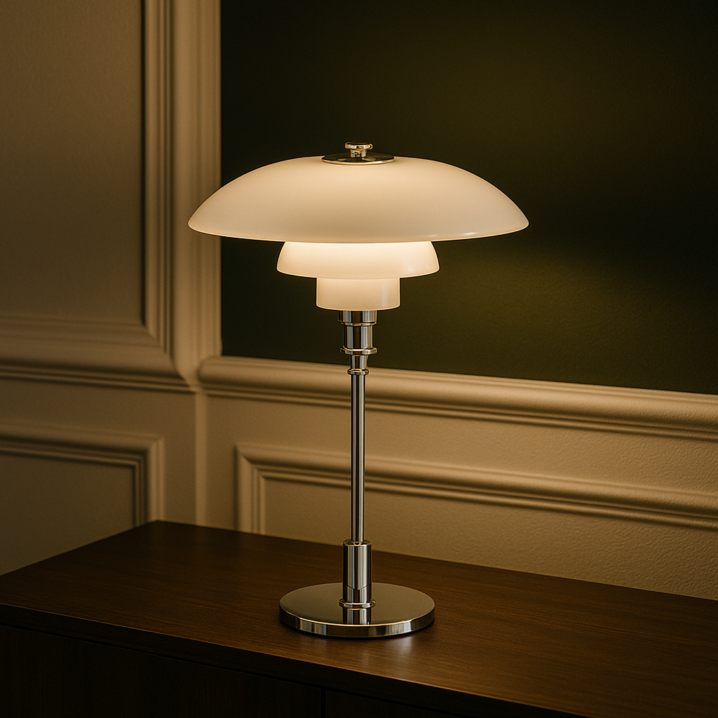 Table Lamp | Layered Shade Lighting