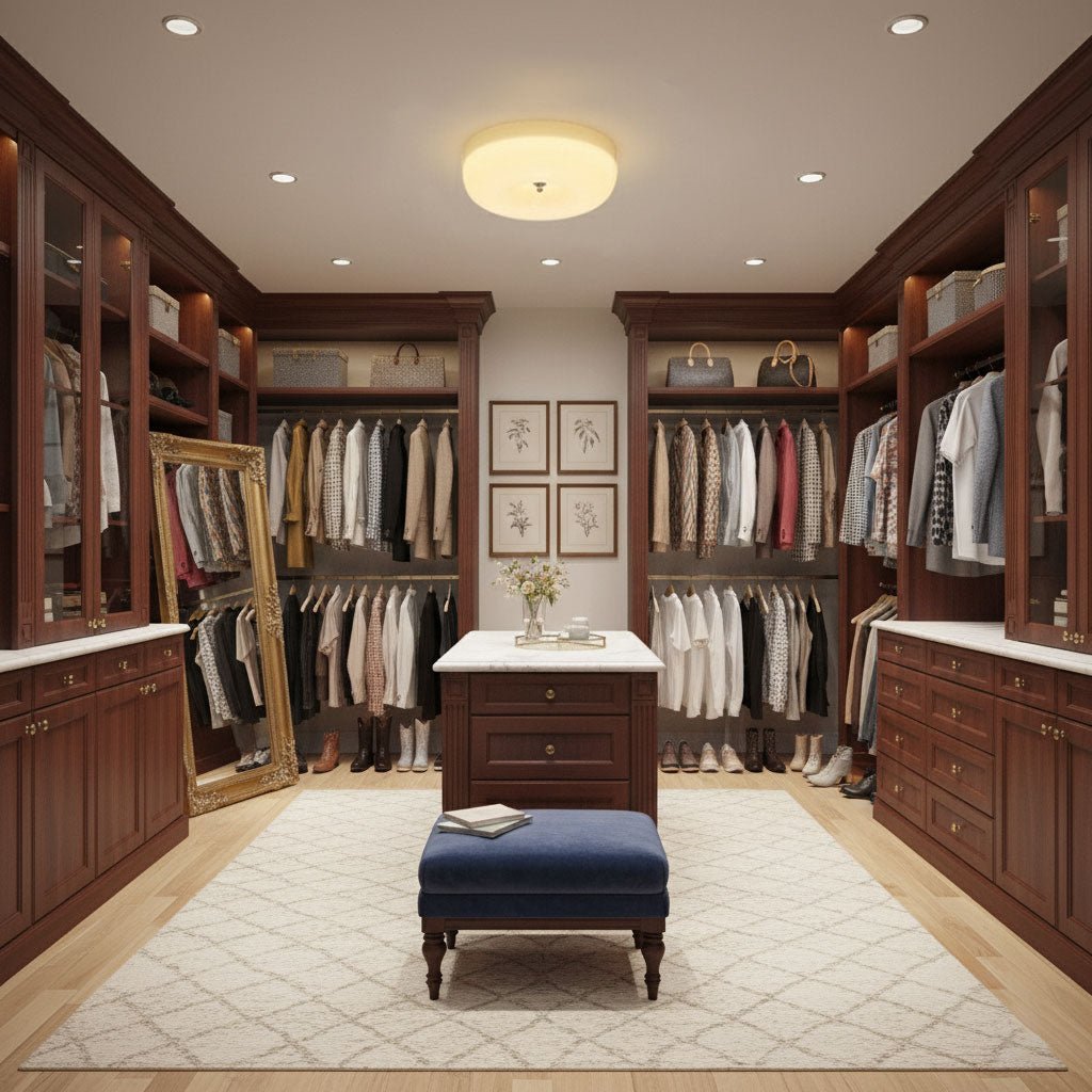 Ceiling Light | Round Flush Fixture